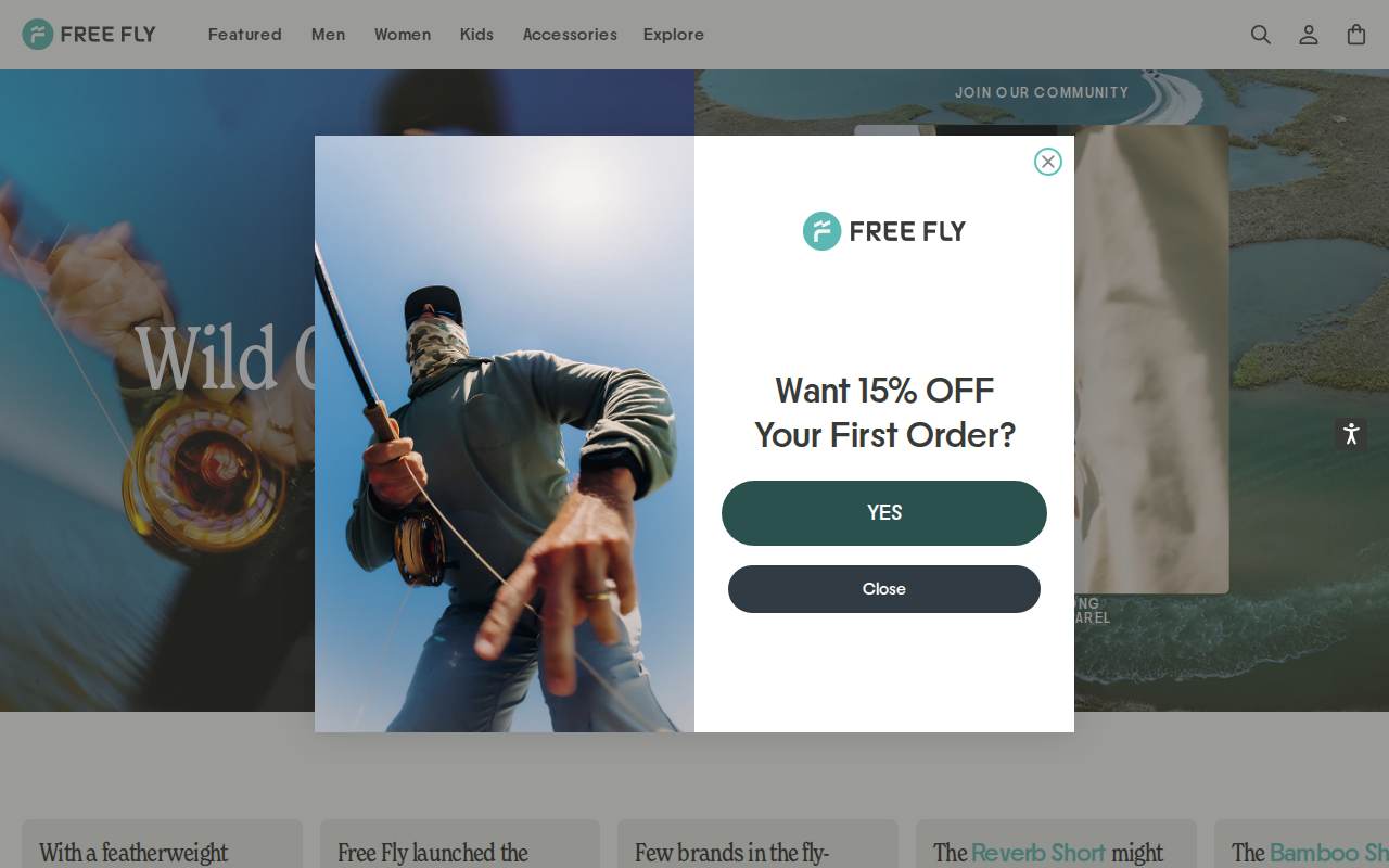Landing page