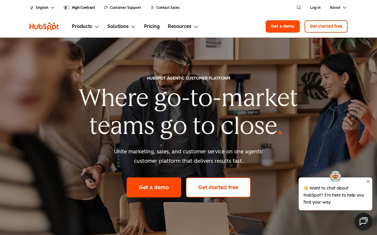 Landing page